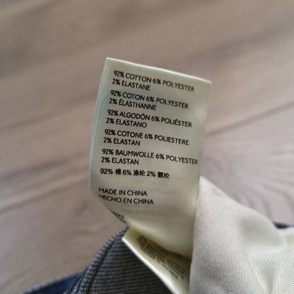 Pilcro Anthropologie Jeans Womens 26 Blue High Rise Cigarette Normcore Preppy - Picture 6 of 11